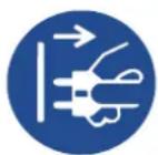 HSM ProfiPack P425 - Danger from electric current - 1