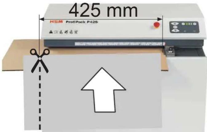 425 mm HSM ProfiPack P425 ▲ 拉光 ▼ 吸装