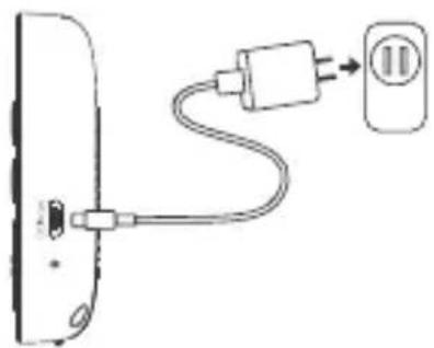 Luvion Supreme Connect 3 - De voeding voor de camera (baby-unit) aansluiten - 2