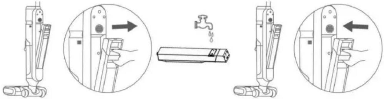 Flama 1691FL - Filling the clean water tank - 1