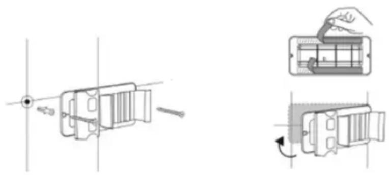 Flama 1647FL - Installation du support de charge mural - 1