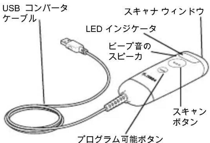 ZEBRA CS60 - コード付き正面図 - 1