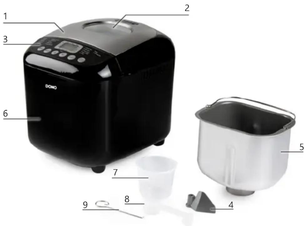 DOMO DO1204B - PARTS - 1