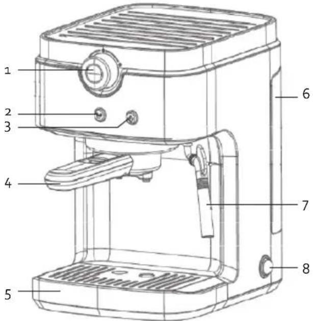 DOMO DO1087K - ONDERDELEN - 1