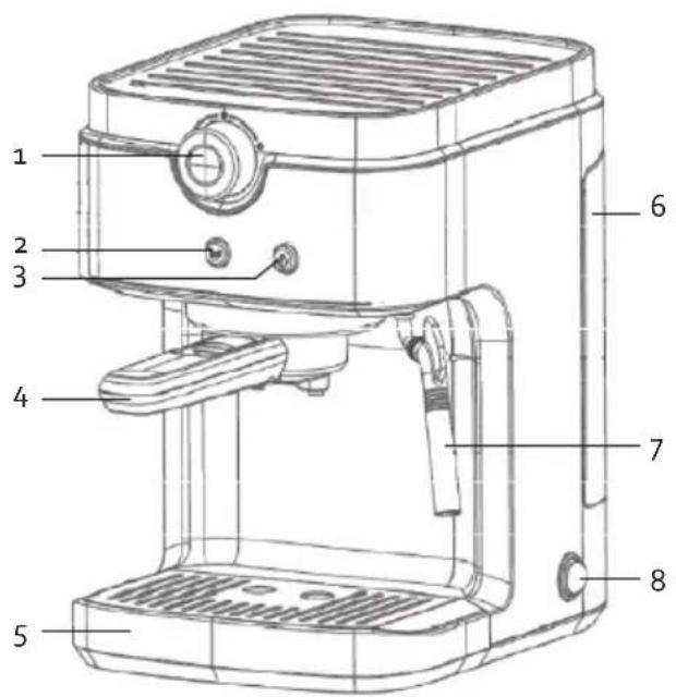 DOMO DO1087K - PARTS - 1
