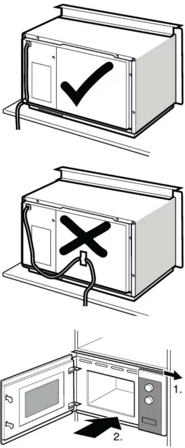 BEKO BMGB25353KSB - Installation du d'encastrement - 2