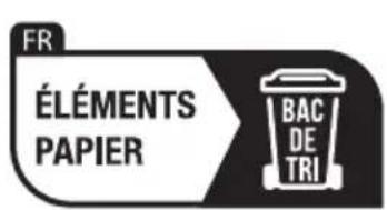 FR ÉLÉMENTS PAPIER BAC DE TRI