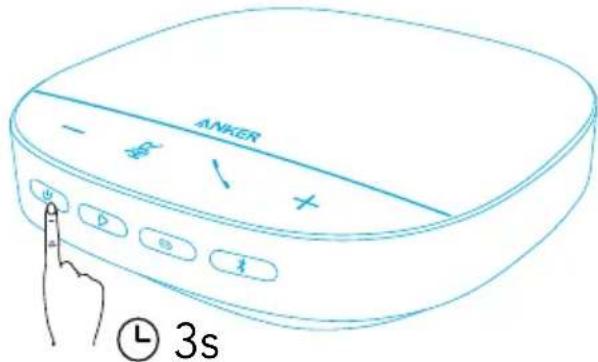 Anker PowerConf S500 - Powering On / Off - 2