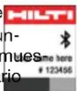 HILTI DD 110-U-22 - Indicaciones en la pantalla al encender la herramienta - 1