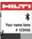 HILTI DD 110-U-22 - Display after powering up - 1