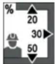 HILTI DD 110-U-22 - Opções de menu - 5