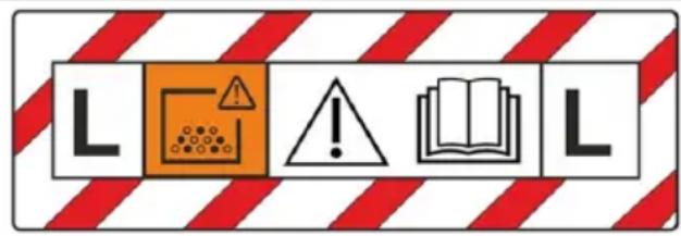 HILTI VC 2L-22 PK - Warning sticker L - 1