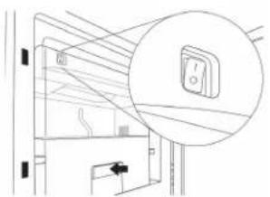 Crosley CRFHW255SW - Mise en marche/arrêt de la machine à glaçons : - 2