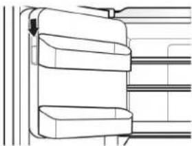 Crosley CRFHW255SW - Turn the Ice Maker On/Off: - 1