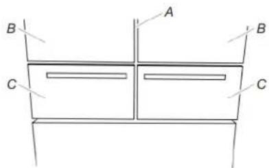 Crosley CRFHW255SW - Alignement des façades des tiroirs réfrigérés (sur certains modèles) - 1