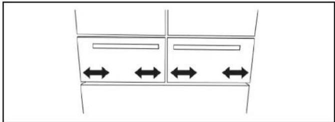 Crosley CRFHW255SB - Step 2 - Adjust the Drawer Fronts Side to Side - 1