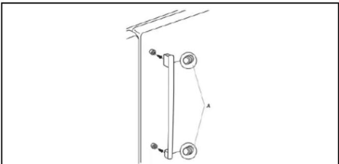 Crosley CRFHW255SB - REFRIGERATOR DOOR HANDLES - 4