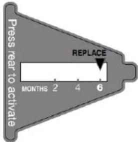 Crosley CRFHW255SB - Air Filter Status Indicator—Standard Installation - 1