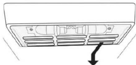 Crosley CRSW2535SB - Refrigerator Compartment - Upper Lights Light Shield Removal: - 1
