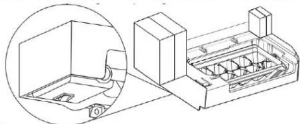 Crosley CRSW2535SB - Turning the Ice Maker On/Off: - 1