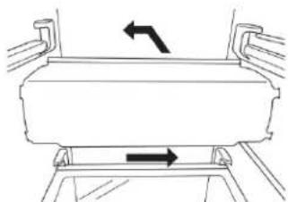 Crosley CRSW2535SB - Réinstallation du protège-ampoule : - 1