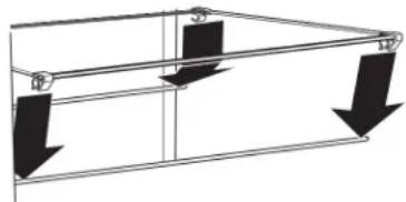 Crosley CRSW2535SB - To Remove and Replace the Mid and Top Shelf: - 1