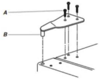 Crosley CRTW2154SW - 5/16" Hex-Head Top Hinge Screw - 1