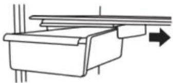 Crosley CRTW2154SB - Style 2 - Glass Shelves - 1