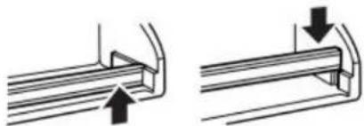 Crosley CRTW2154SM - DROP-IN DOOR RAILS - 1