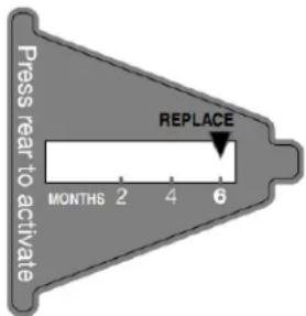 Crosley CRFHW255SZ - Air Filter Status Indicator—Standard Installation - 1