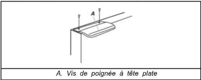 Crosley CRFHW255SZ - POIGNÉES DE LA PORTE DU CONGÉLATEUR - 3