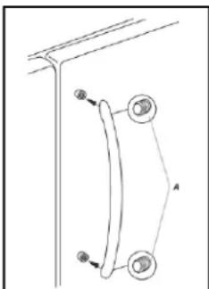 Crosley CRFHW255SZ - REFRIGERATOR DOOR HANDLES - 1