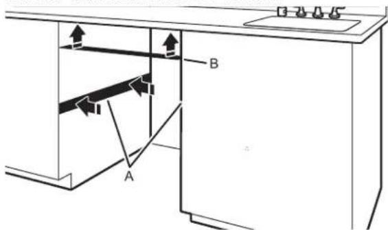 Crosley CDBW4400SB - Installer la barrière anti-humidité en option (recommandée pour les comptoirs en bois) - 1