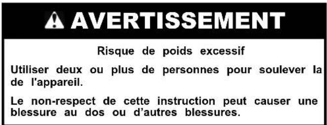 Crosley CRSW2135SS - AVERTISSEMENT - 8