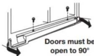 Crosley CRSW2135SS - Remove Doors and Hinges - 2