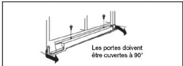 Crosley CRSW2135SS - Alignement des portes - 5