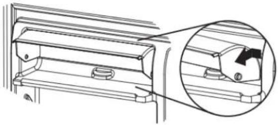 Crosley CRTW1844SM - Retrait et réinstallation du compartiment utilitaire : - 1