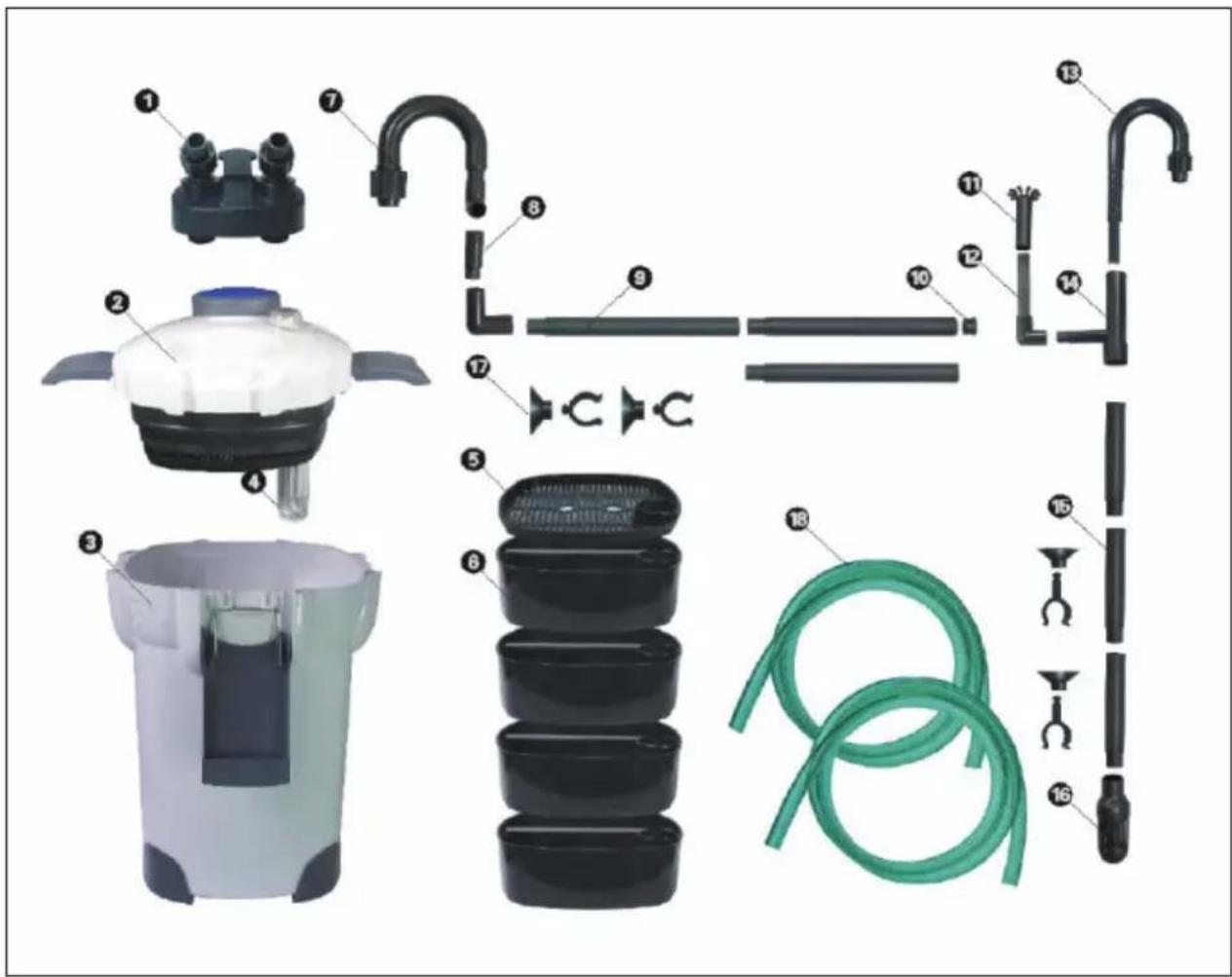 Waldbeck Clearflow 35 - SINGOLI COMPONENTI - 1