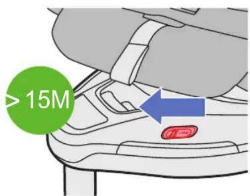 JANE Concord Kombifix i-Size - BOTÓN DE PREVENCIÓN DE MAL USO - 2
