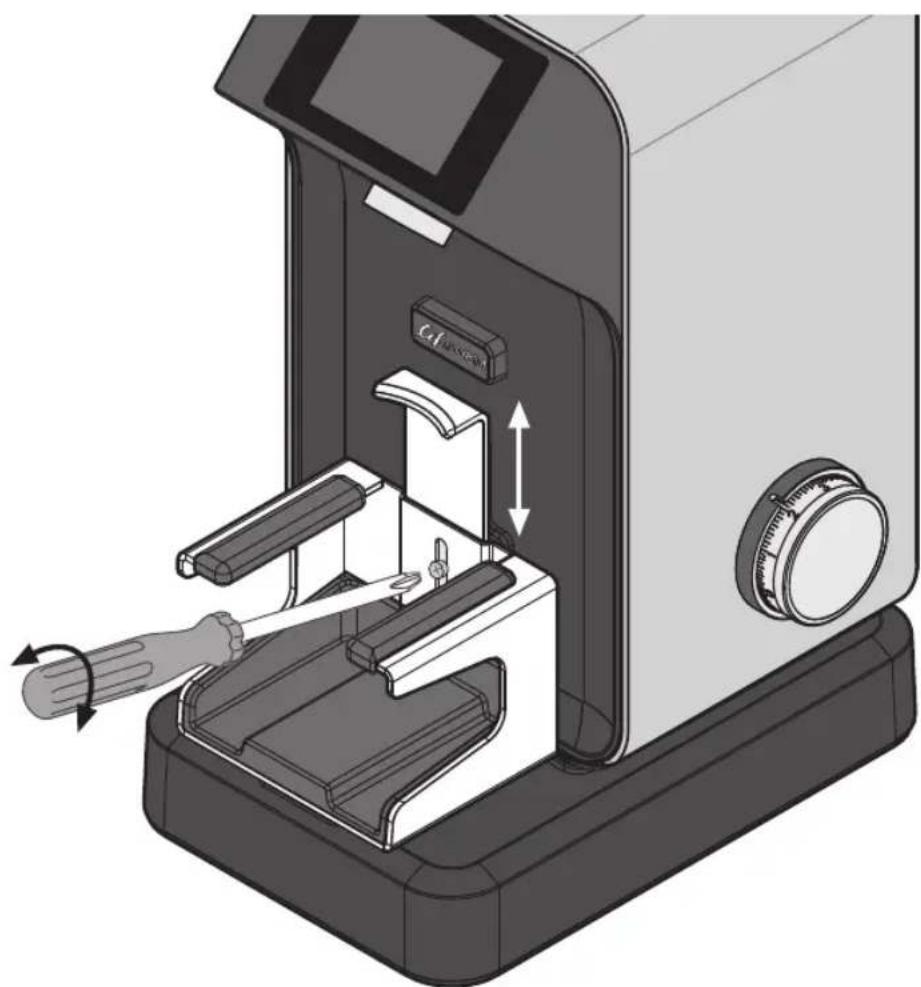 Ceado Life WAM - ADJUSTING THE FILTER-HOLDER SUPPORT - 2