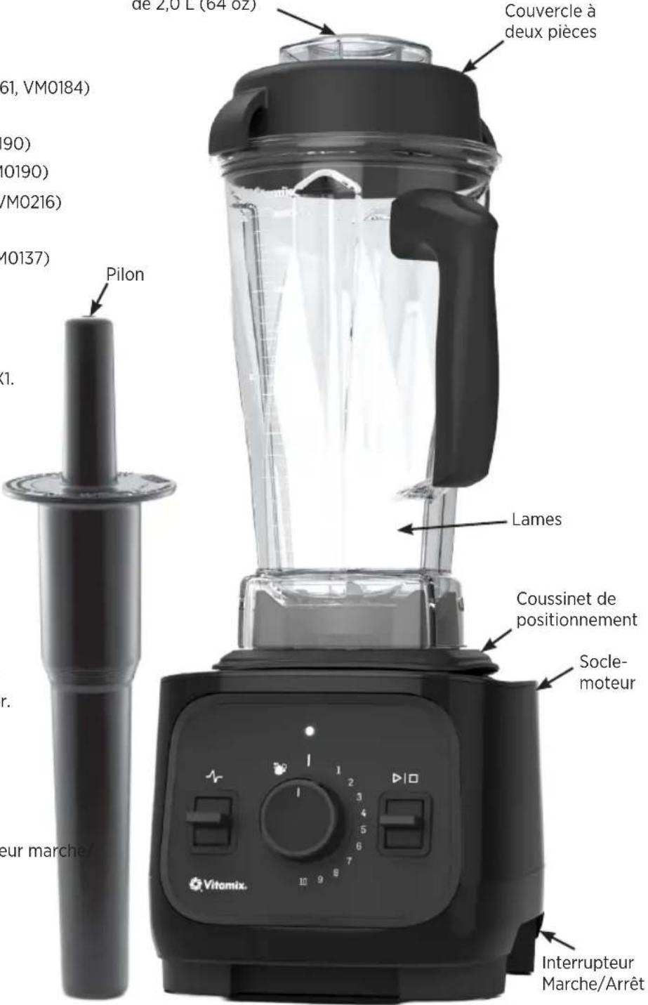 Vitamix VX1 - Socle-moteur - 1