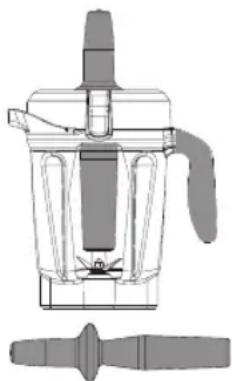 Vitamix VX1 - OTROS VASOS Y BARRAS PRESIONADORAS VITAMIX - 1