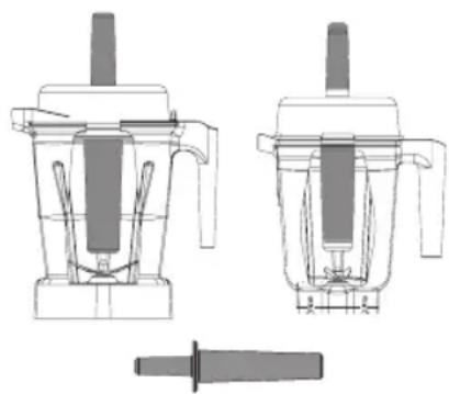 Vitamix VX1 - OTROS VASOS Y BARRAS PRESIONADORAS VITAMIX - 2