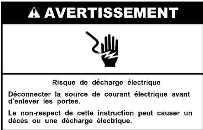 Crosley CRFHW256SZ - Démontage des portes et charnières du réfrigérateur - 1