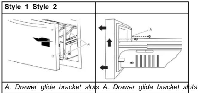 Crosley CRFHW256SZ - REMOVE DRAWER - 1
