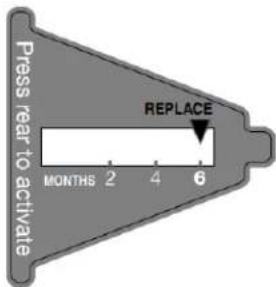 Crosley CRFHW256SZ - Air Filter Status Indicator—Standard Installation - 1