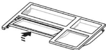 Crosley CRFHW256SZ - Foldaway Shelf (on some models) - 1