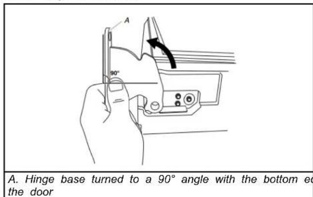 Crosley CRFHW256SZ - RESET THE DOOR HINGE - 3