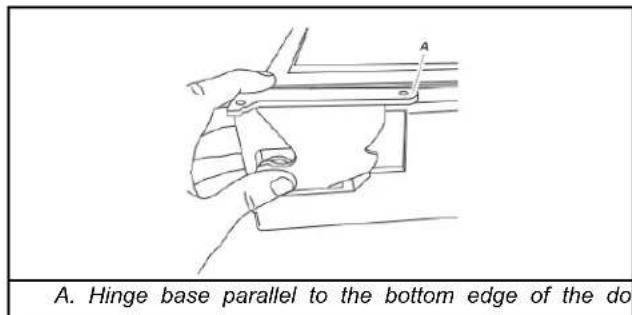 Crosley CRFHW256SZ - RESET THE DOOR HINGE - 2