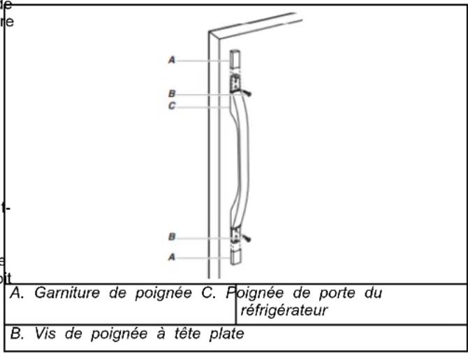 Crosley CRFHW256SZ - Poinées de portedu réfrigérateur (style 2) - 1